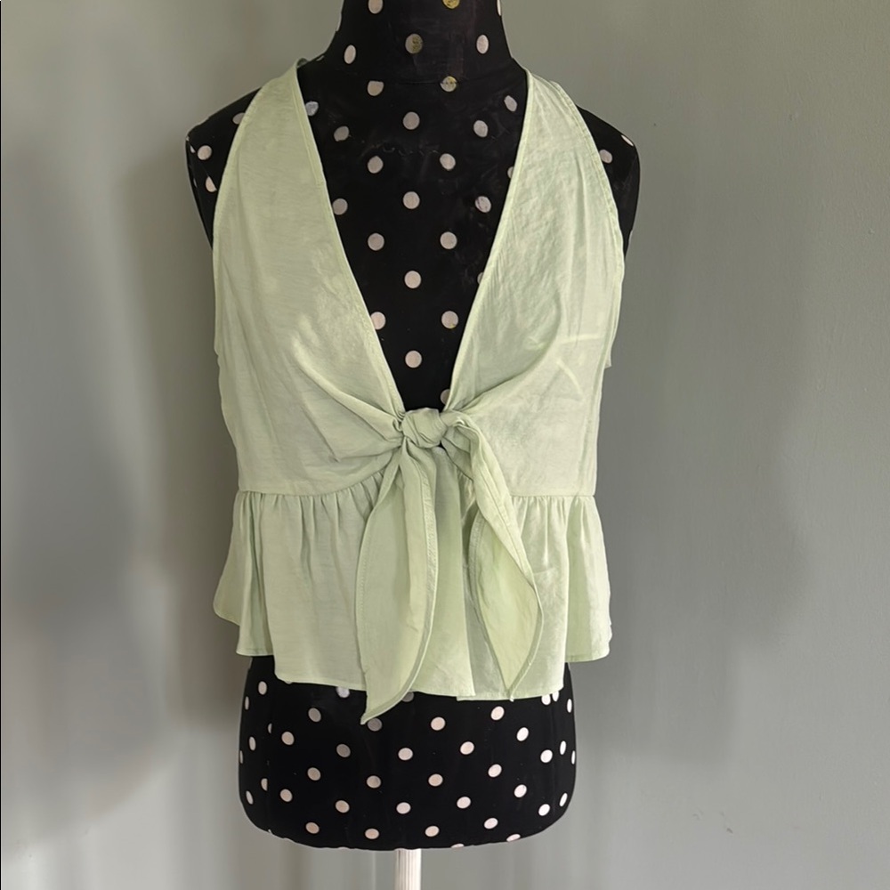 Mint Green Sleeveless Top